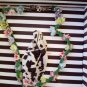 VERY RARE SUPER MINI BEADS CREATIVE BEAD EMBROIDERED NECKLACE AND PENDANT