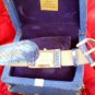 NEW VTG RARE WOMAN&acirc;��S WATCH IN ORIGINAL CASE BLUE LEATHER STRAP L@@K!!!