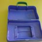 RARE VINTAGE DISNEY BLUE PLASTIC LUNCHBOX. L@@K!
