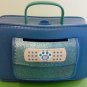 RARE VINTAGE DISNEY BLUE PLASTIC LUNCHBOX. L@@K!