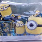 DESPICABLE ME-MINONS LOT- 13.5, 9" LUNCHBAG, ADORABLE L@@K!!