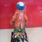 9&acirc;�� RARE VTG CHARLES SEROUJA & SONS CERAMIC CLOWN &acirc;��MARBLE BASE.