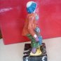 9&acirc;�� RARE VTG CHARLES SEROUJA & SONS CERAMIC CLOWN &acirc;��MARBLE BASE.
