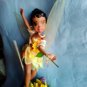 10â VTG VERY RARE TINKER BELL FAIRY DOLL FIGURINE IN STAND L@@K!!