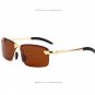 New Driving Polarized sunglasses Outdoor Sports Men's Metal Sunglasses Anti UV Sunglasses