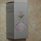 Pink Rose Top Perfume Glass Bottle NEW 2002 Mervyn's California