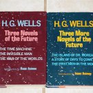 2 H.G. Wells SciFi Bks- Three Novels of the Future & 3 More Novels of the Future 2 H.G. Wells SciFi Bks- Three Novels of the Future & 3 More Novels of the Future