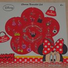 Disney Minnie Mouse Charm Bracelet Set Kit - 2 Bracelets 20 Charms NEW Age 6+