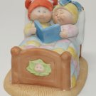 1984 Cabbage Patch Kids Porcelain Figurine "Bedtime Story" Marked By Xavier Roberts 1984 Cabbage Patch Kids Porcelain Figurine "Bedtime Story" Marked By Xavier Roberts