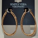 Simply Vera Vera Wang Gold Tone Oval Hoop Earrings FREE SHIPPING Simply Vera Vera Wang Gold Tone Oval Hoop Earrings FREE SHIPPING