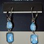 Simply Vera Vera Wang Iridescent Blue Triple Drop Dangle Earrings SHIPS FREE