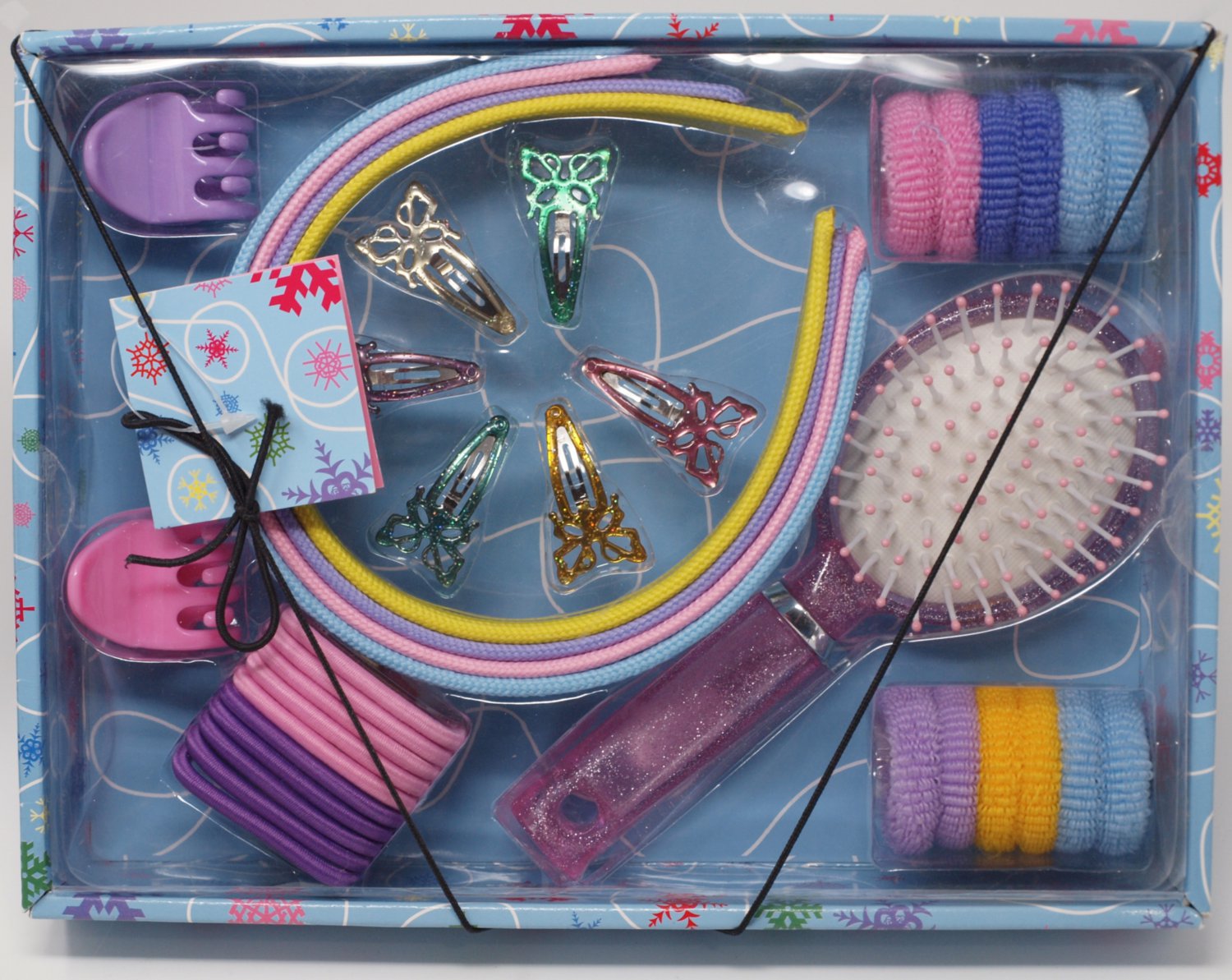 Girl's Hair Accessories Gift Set by Goody Products Ponytailers, Jaw