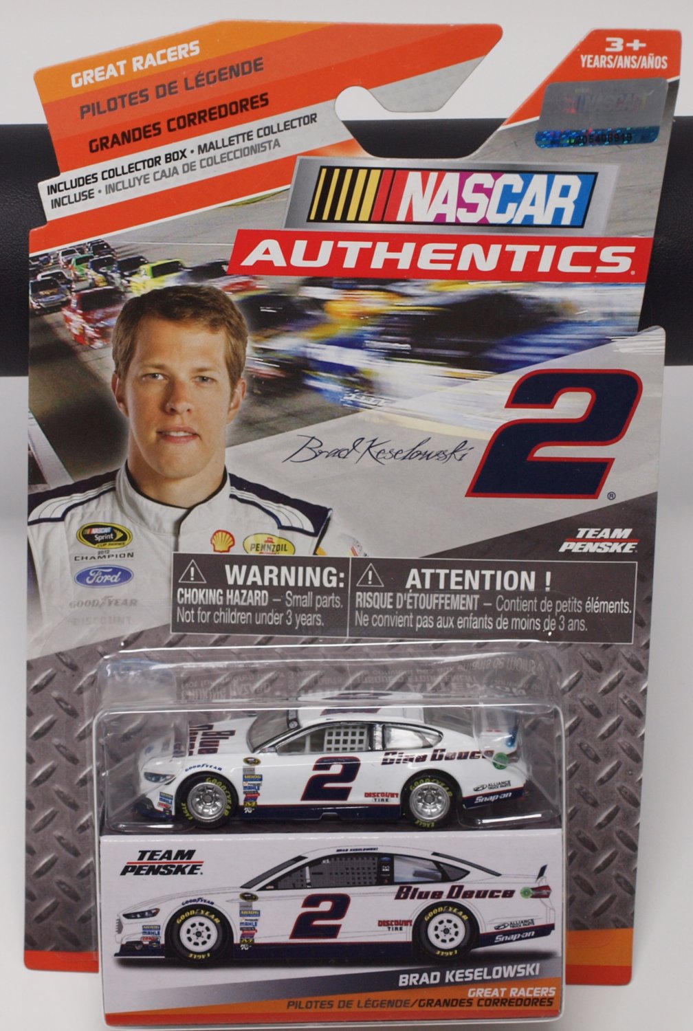 NASCAR Authentics Hard Drivers #2 Brad Keselowski, Blue Deuce, Team ...