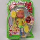 Strawberry Shortcake Lemon Meringue Doll With Guitar Brush, 2008 Rockaberry Roll Series Strawberry Shortcake Lemon Meringue Doll With Guitar Brush, 2008 Rockaberry Roll Series