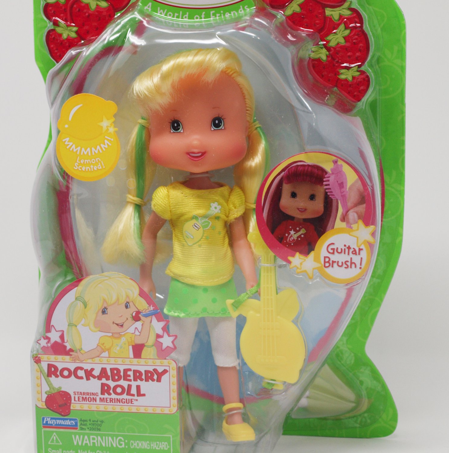 strawberry shortcake and lemon meringue doll set