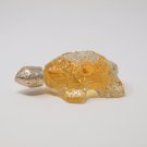 Vintage 1970's Avon Clear Glass Treasure Turtle With Sweet Honesty Cologne 1 FL.OZ. Vintage 1970's Avon Clear Glass Treasure Turtle With Sweet Honesty Cologne 1 FL.OZ.