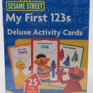 Sesame Street My First 123s Deluxe Activity Cards, 25 Big Sturdy Wipe-Off Learning Cards