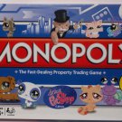 Monopoly Littlest Pet Shop Edition, 2008 Hasbro, Has 4 Unique Pets - Dachshund, Panda, Cat, Crab Monopoly Littlest Pet Shop Edition, 2008 Hasbro, Has 4 Unique Pets - Dachshund, Panda, Cat, Crab