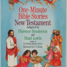 Vintage 1986 One-Minute Bible Stories New Testament Adapted by Florence Henderson & Shari Lewis Vintage 1986 One-Minute Bible Stories New Testament Adapted by Florence Henderson & Shari Lewis