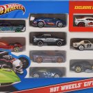 Hot Wheels 2012 Gift Pack With Exclusive Decoration,  9 Diecast Vehicles BRAND NEW