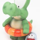 Vintage Enesco Alligator With Life Preserver & Hermit Crab In Sand Pail by Stewart Moskowitz Vintage Enesco Alligator With Life Preserver & Hermit Crab In Sand Pail by Stewart Moskowitz