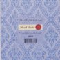 Punch Studio Purse Size Notepad w/ Magnetic Closure - Gold Foil Floral Brooch Embellished Pink Rose