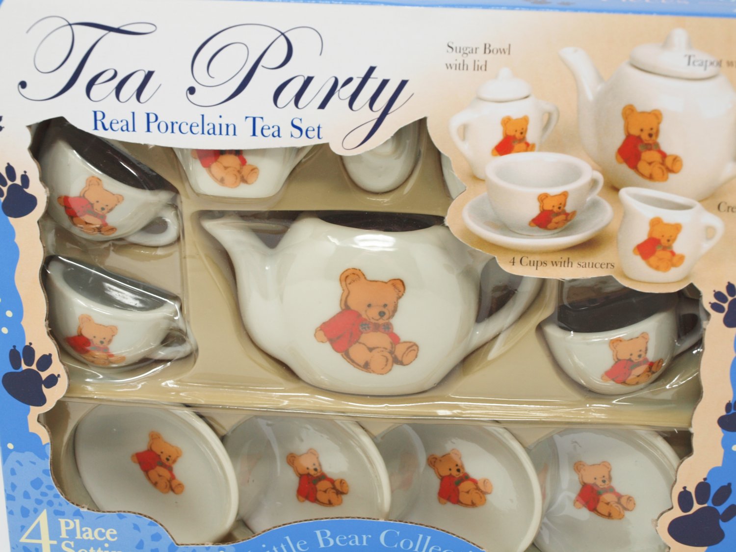 pooh bear tea set