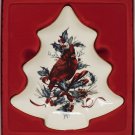 Lenox Winter Greeting Christmas Tree Candy Dish #6146781 Featuring Red Cardinal NEW Lenox Winter Greeting Christmas Tree Candy Dish #6146781 Featuring Red Cardinal NEW