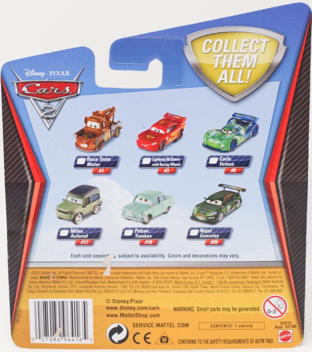 mattel cars movie