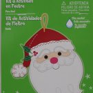 Creatology Christmas SANTA Felt Activity Kit, 46 Pieces Make 3 Santa's, Ages 6+ NEW