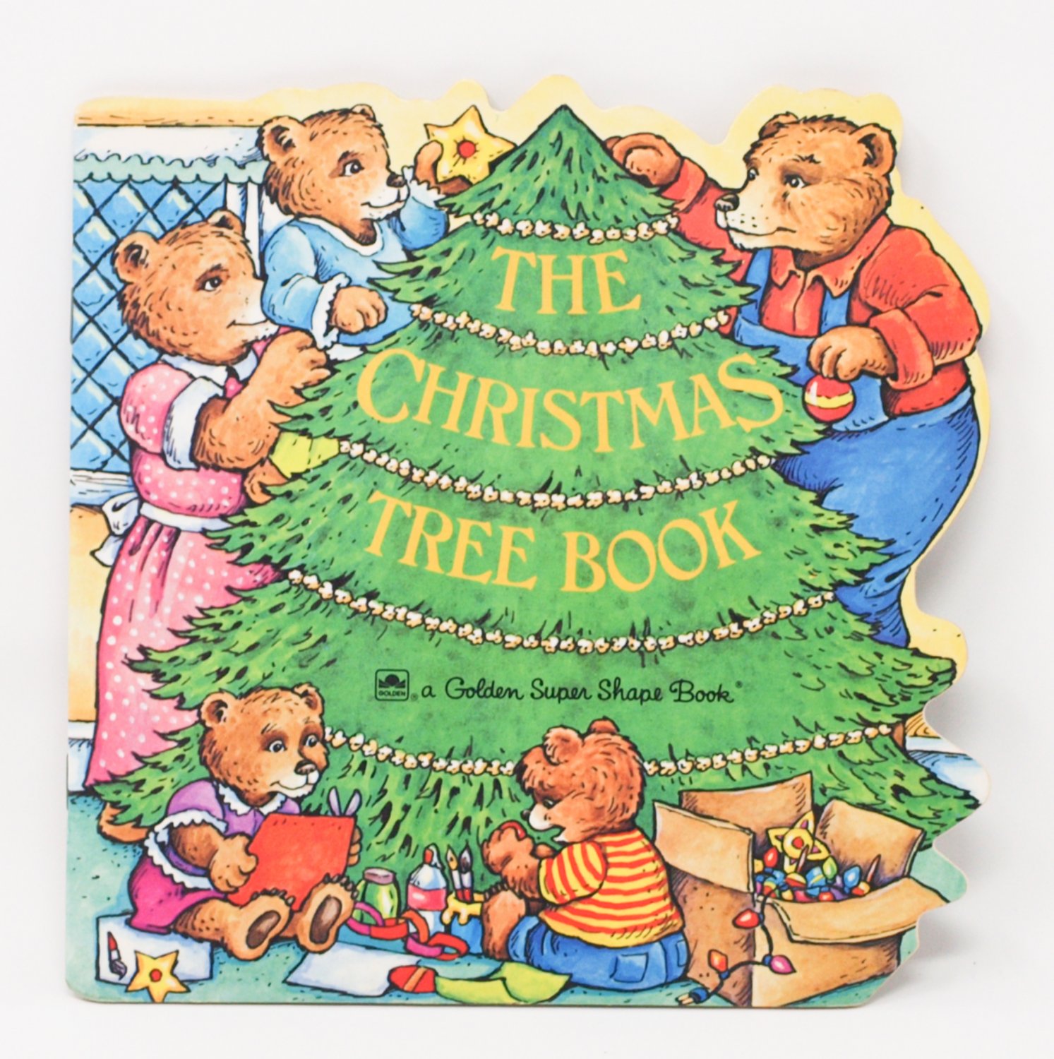The Christmas Tree Book by Carol North, Vintage 1983 A Golden Super ...