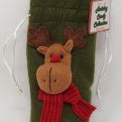 2 Christmas Moose Green Drawstring Gift Bag Sack Pouch Holds Gift Cards, Candy, Small Toys NEW 2 Christmas Moose Green Drawstring Gift Bag Sack Pouch Holds Gift Cards, Candy, Small Toys NEW