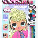 LOL Surprise! O.M.G. Makeup Artist Magazine, Age 6+, Spiral Bound Pad 16 Sketch Pages NEW
