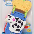 Fisher Price Link-a-doos FARM FLIP BOOK, Age 0+, Feel the Softness of the Cow, Sheep & Pig NEW