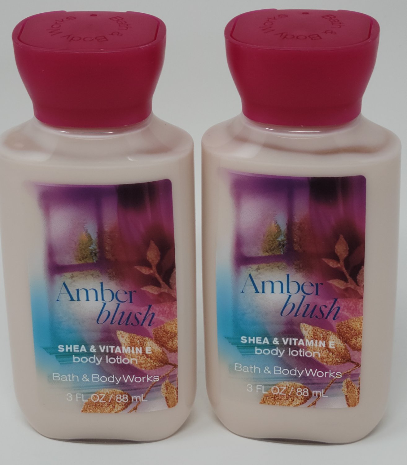 Bath & Body Works Signature Collection (2) AMBER BLUSH Body Lotion