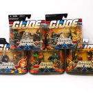 G. I. Joe Combat Heroes Action Figures Lot of 5 Sealed 2-Pack Figure Sets 2008 NEW