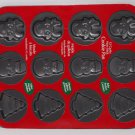 Wilton Christmas 12 Cavity Non-Stick Cookie Pan, Reindeer, Snowman & Christmas Tree Shapes BRAND NEW Wilton Christmas 12 Cavity Non-Stick Cookie Pan, Reindeer, Snowman & Christmas Tree Shapes BRAND NEW