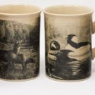 Designpac Field & Stream Wildlife Coffee Mugs, Set of 4, Whitetail Deer, Caribou, Ducks Designpac Field & Stream Wildlife Coffee Mugs, Set of 4, Whitetail Deer, Caribou, Ducks