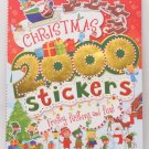 Christmas 2000 Stickers Activity Book, Ages 4+, Doodles, Puzzles, Mazes & More NEW