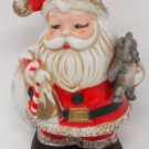 HOMCO #5610 Vintage Santa Claus Ceramic Coin Piggy Bank, Christmas Decoration Figurine