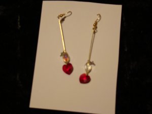 red heart & cross gold