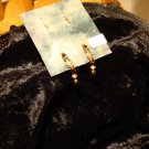 Goldstone Floating Earrings