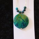 Turquoise on Gold Chain