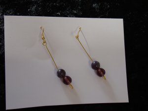 Duo Round earrings