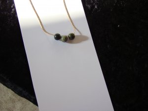 Jade on Gold Chain