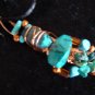 copper & turquoise pendant