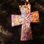 raku cross pendant