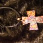 raku cross pendant