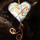 raku heart swirly design