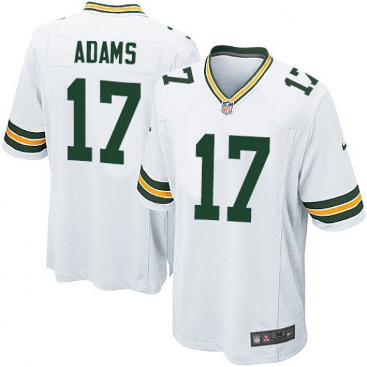 white davante adams jersey